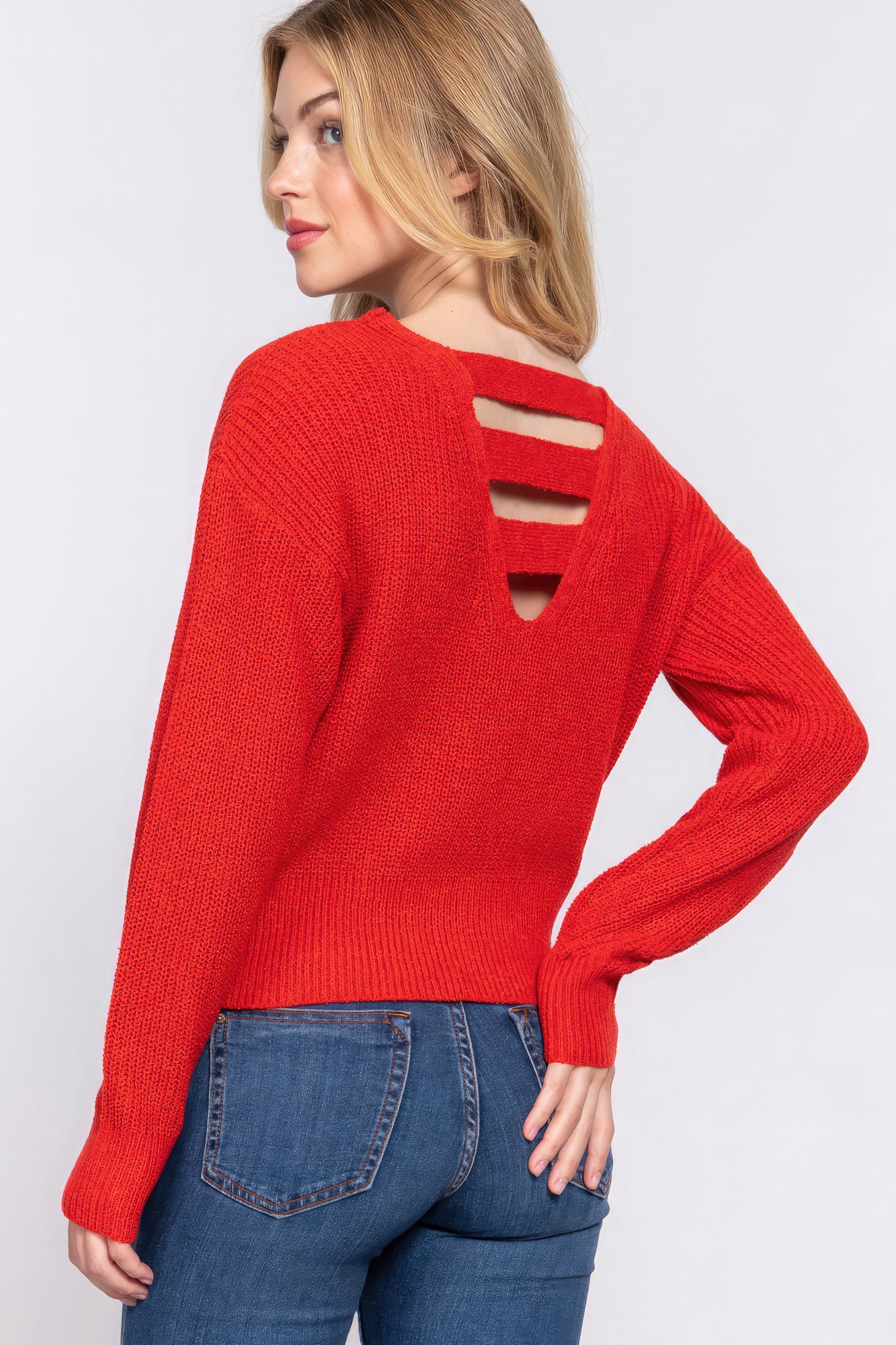Back to Strappy Sweater