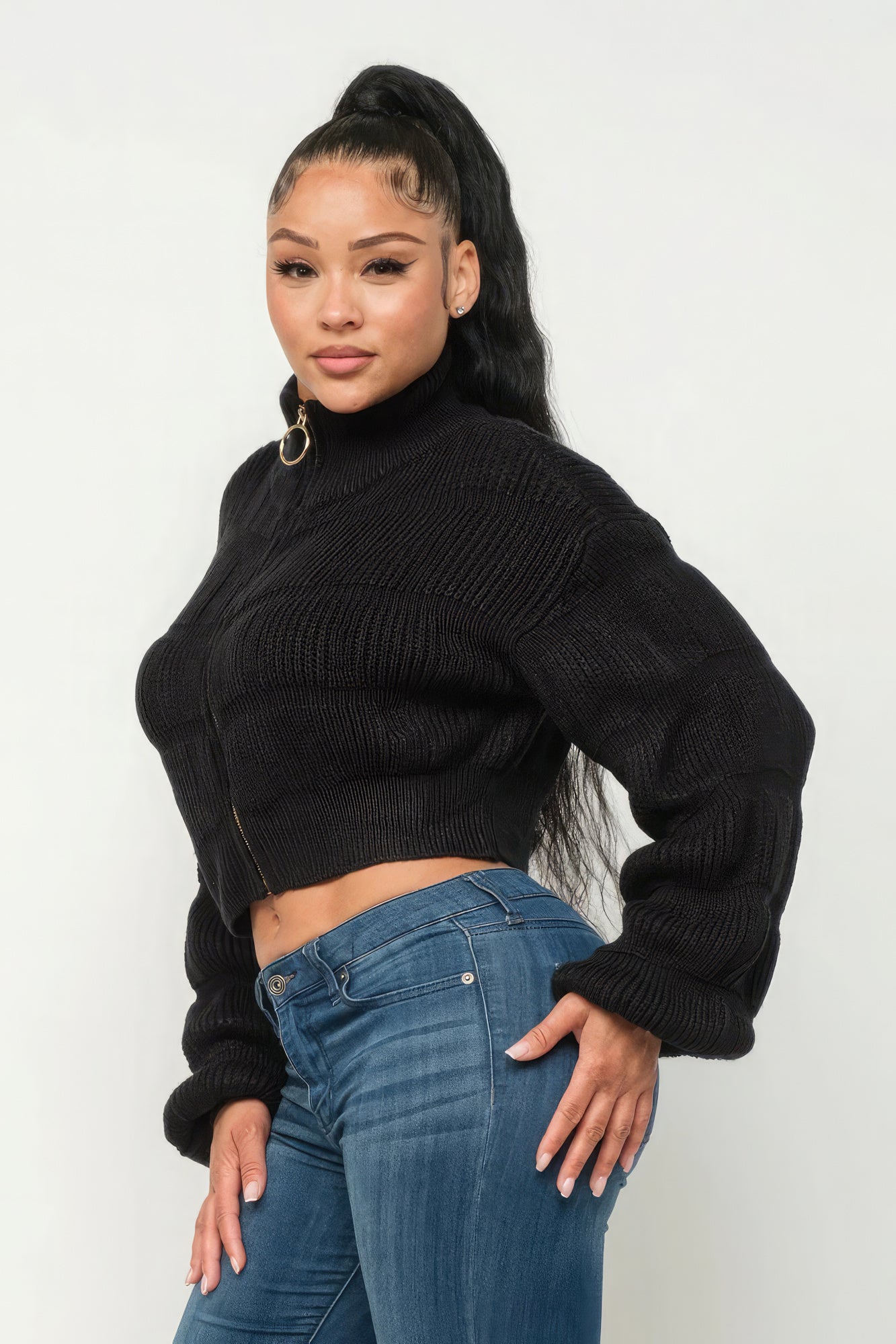 Zippered Temptation Sweater