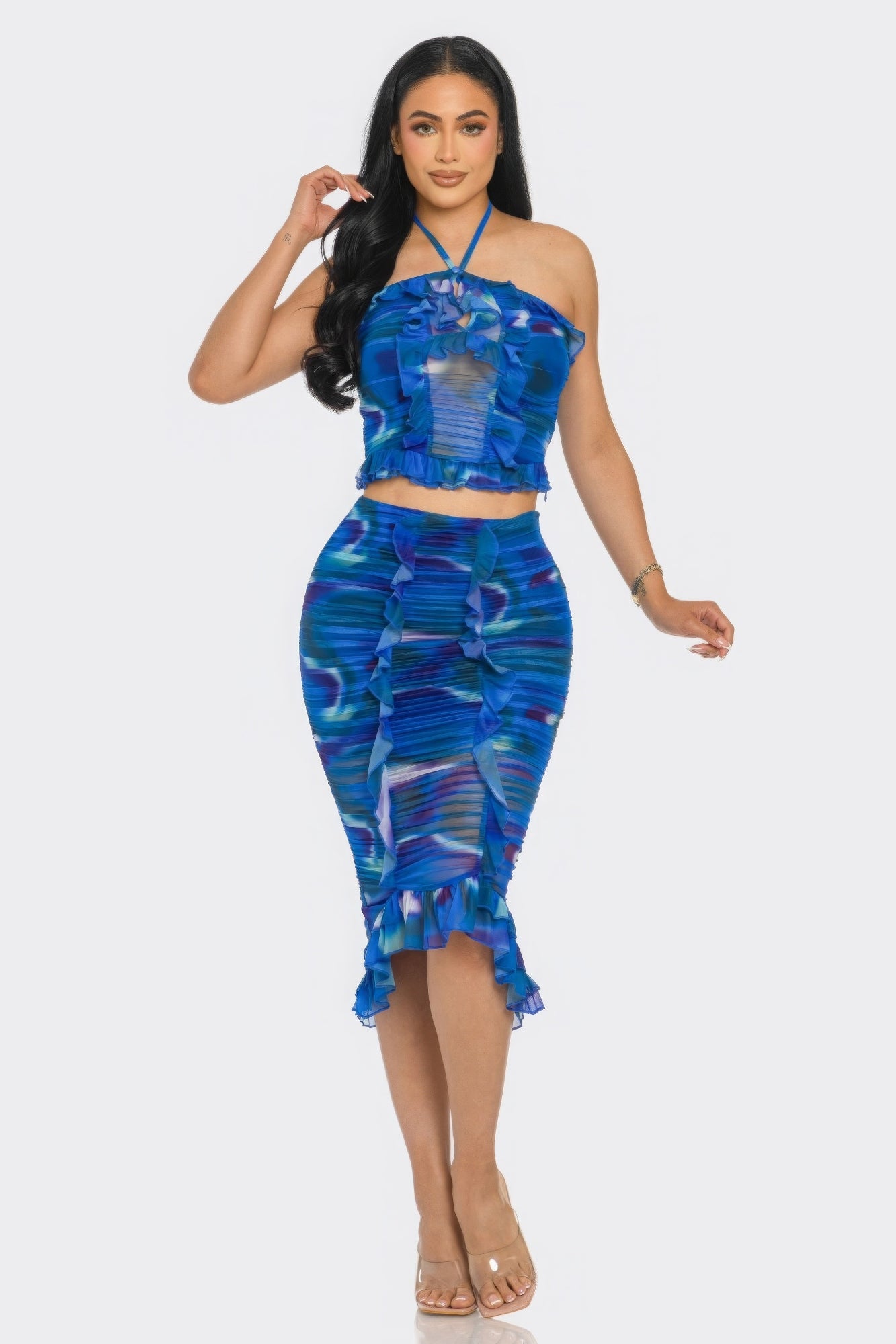 Tropical Splash Ruffle Set