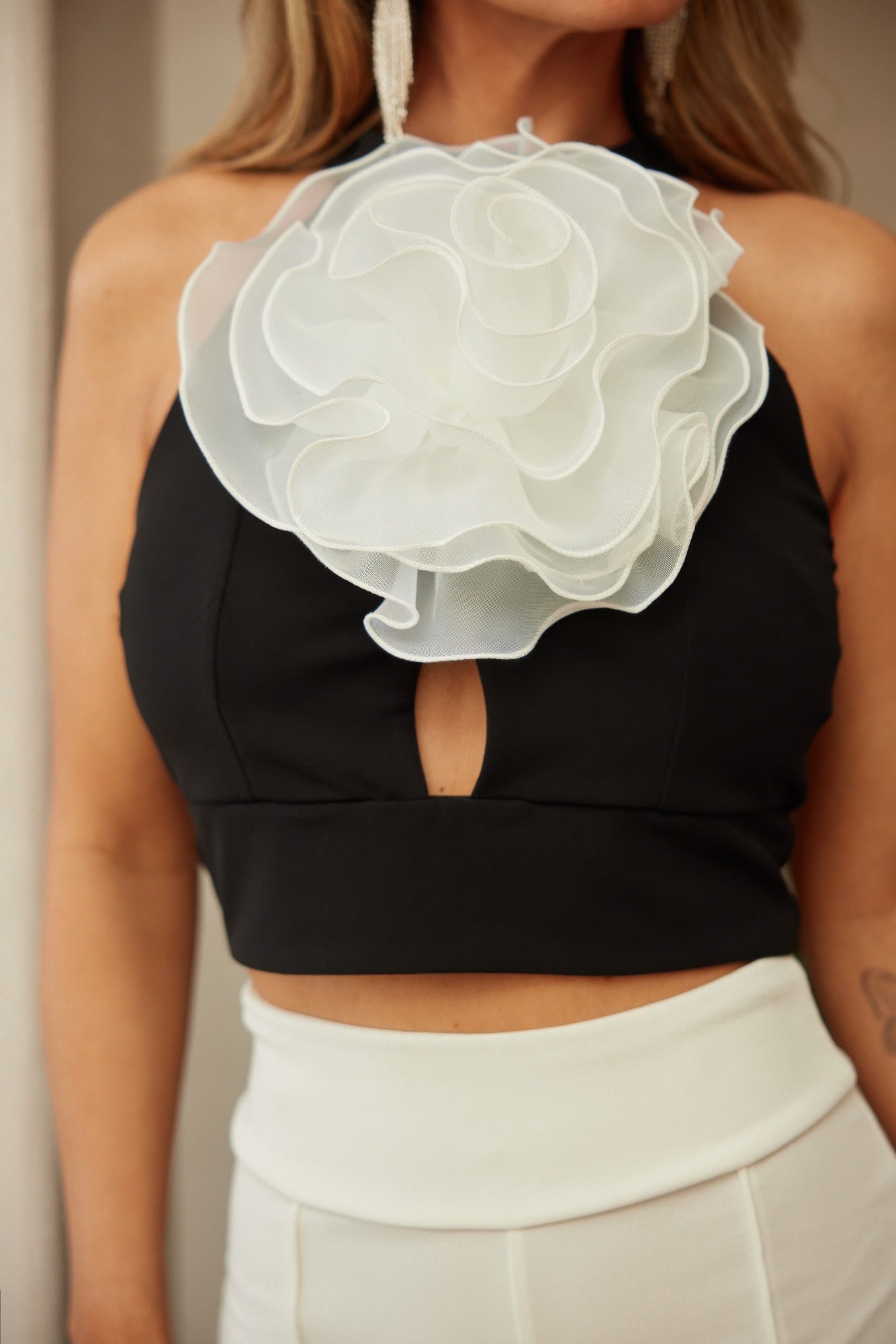 Petal Pizzazz Crop Top