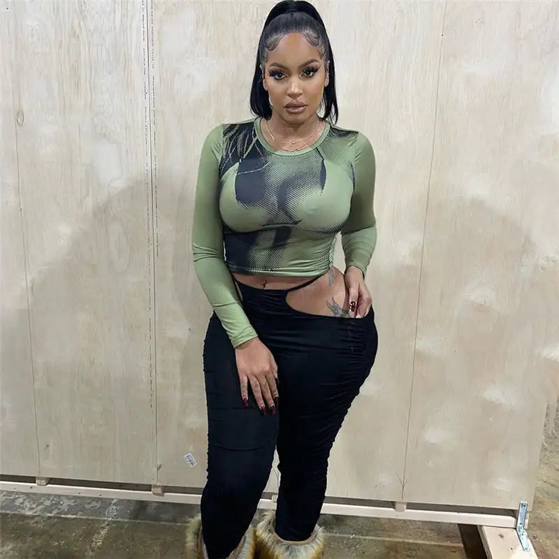 Spotted It Crop Top