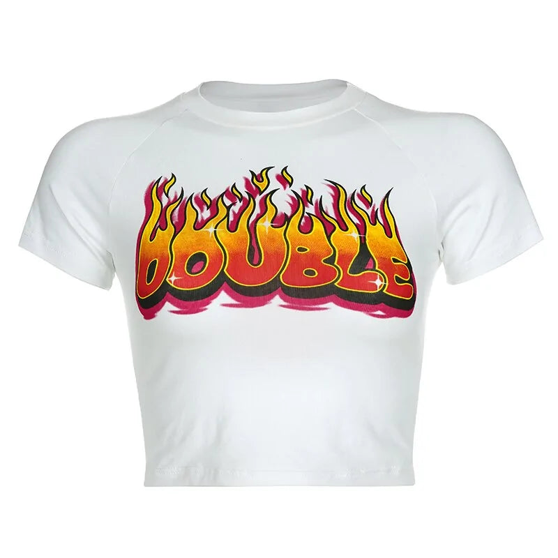 Double the Heat Crop Top