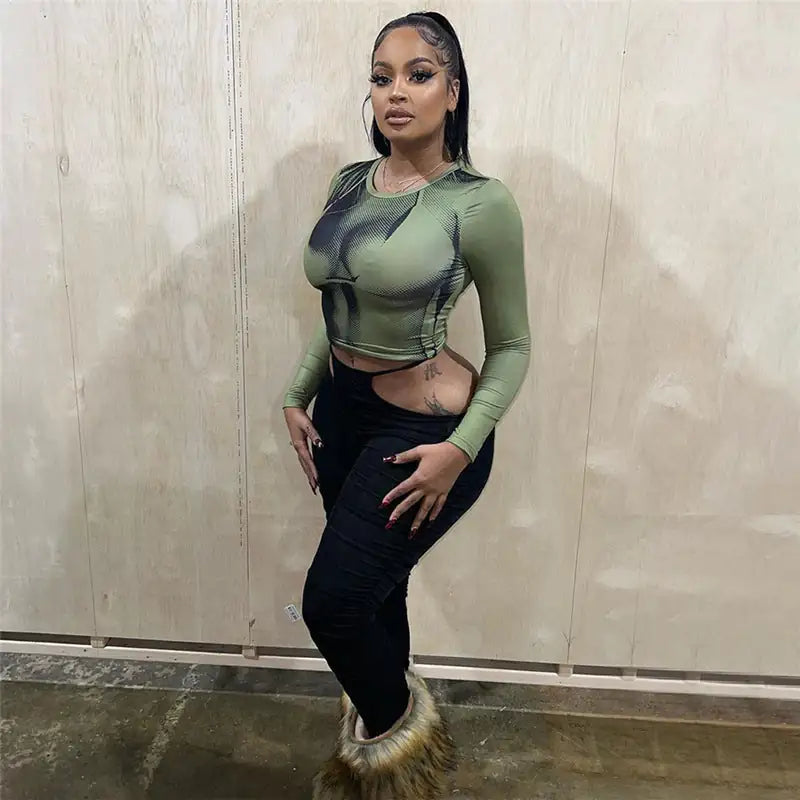Spotted It Crop Top