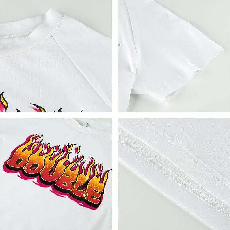 Double the Heat Crop Top