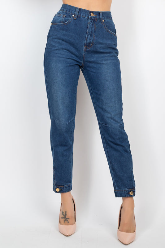 CuffCharm Mom Jeans