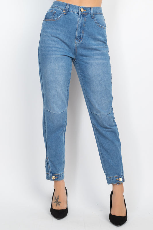 CuffCharm Mom Jeans