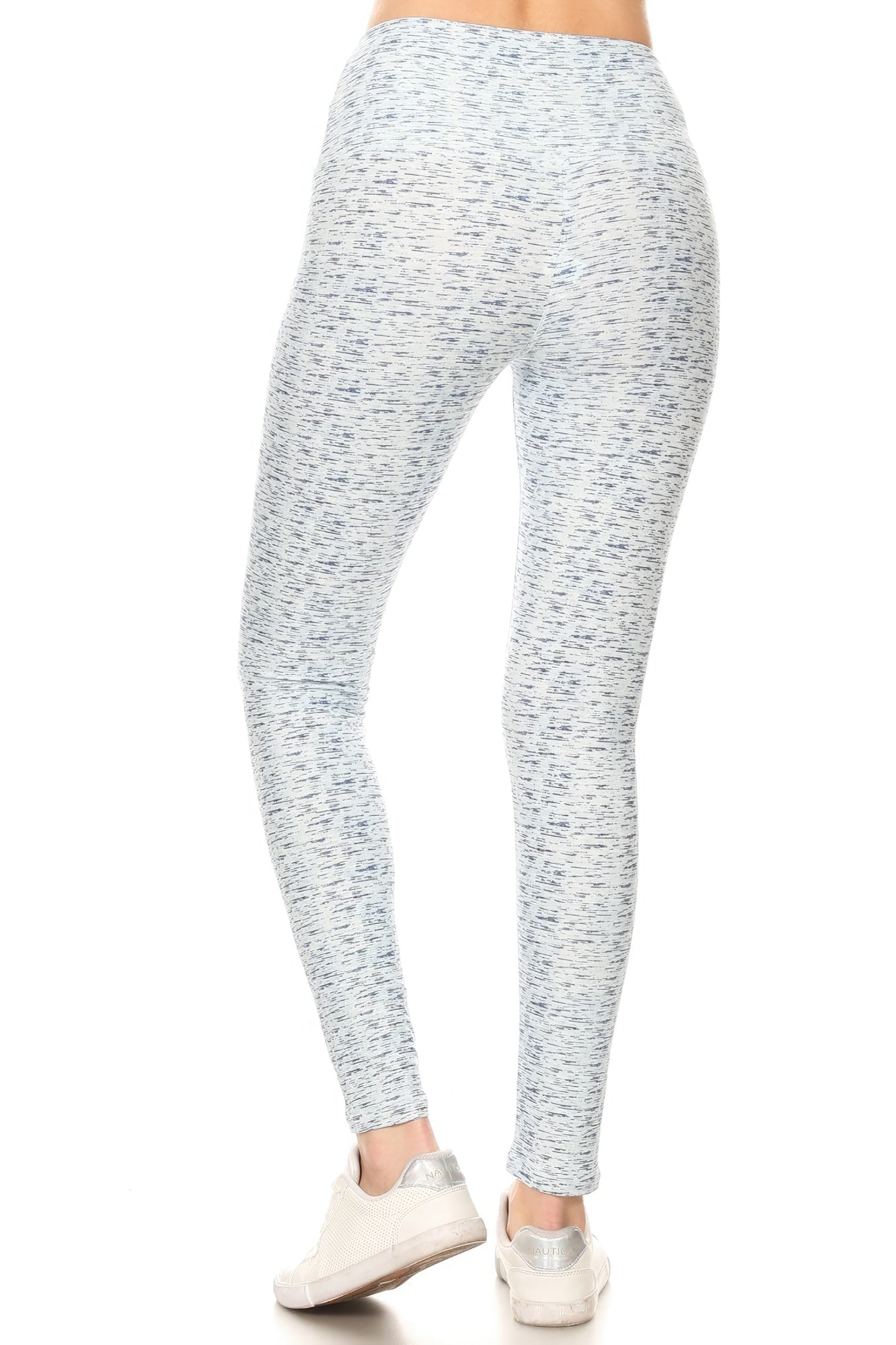 Multi Printed Knit Legging With High Waist