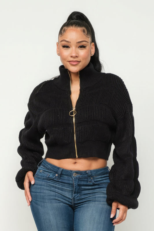 Zippered Temptation Sweater