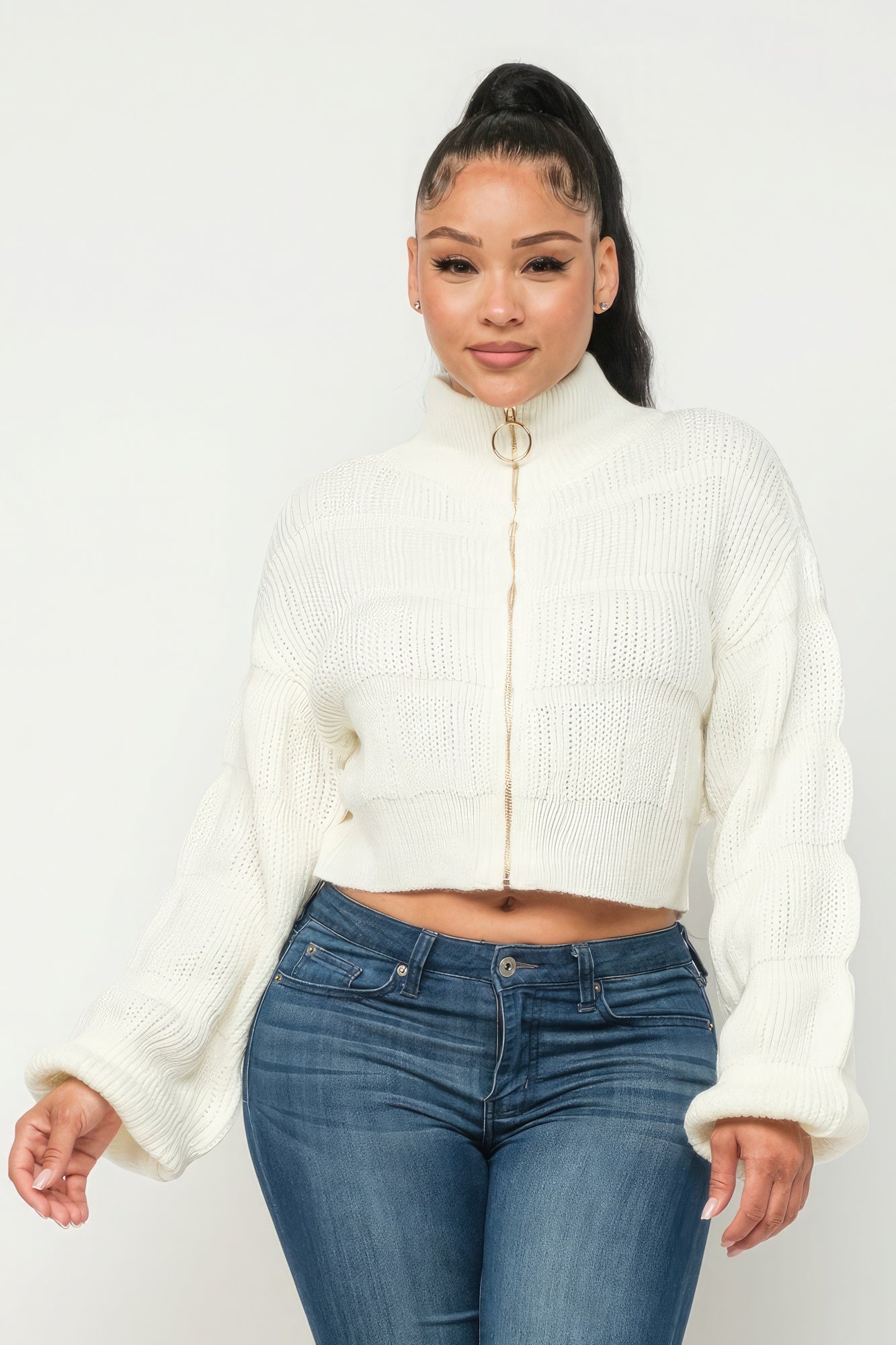 Zippered Temptation Sweater