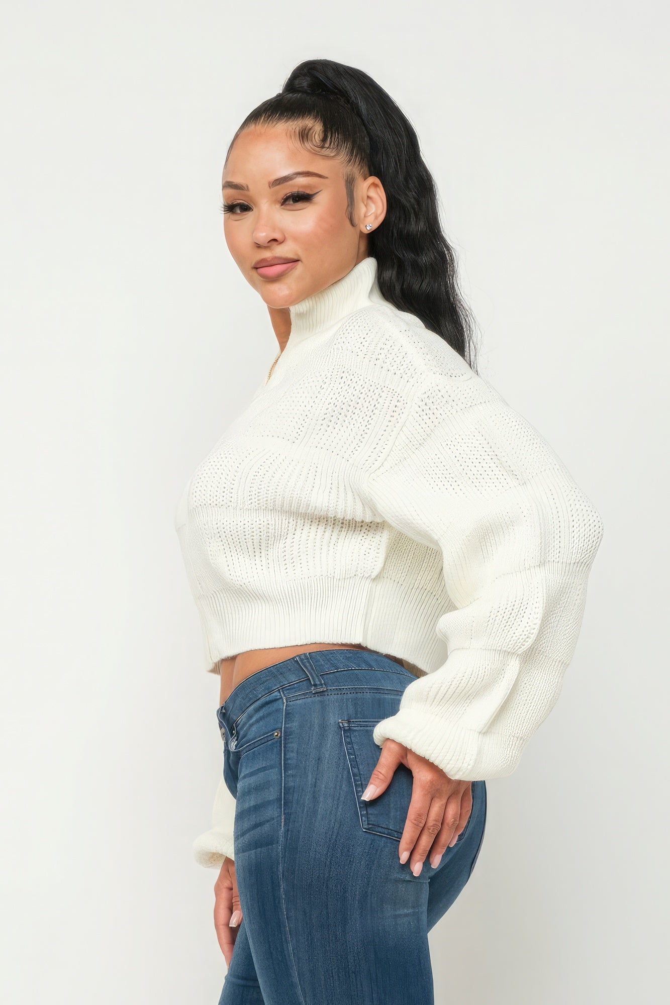 Zippered Temptation Sweater