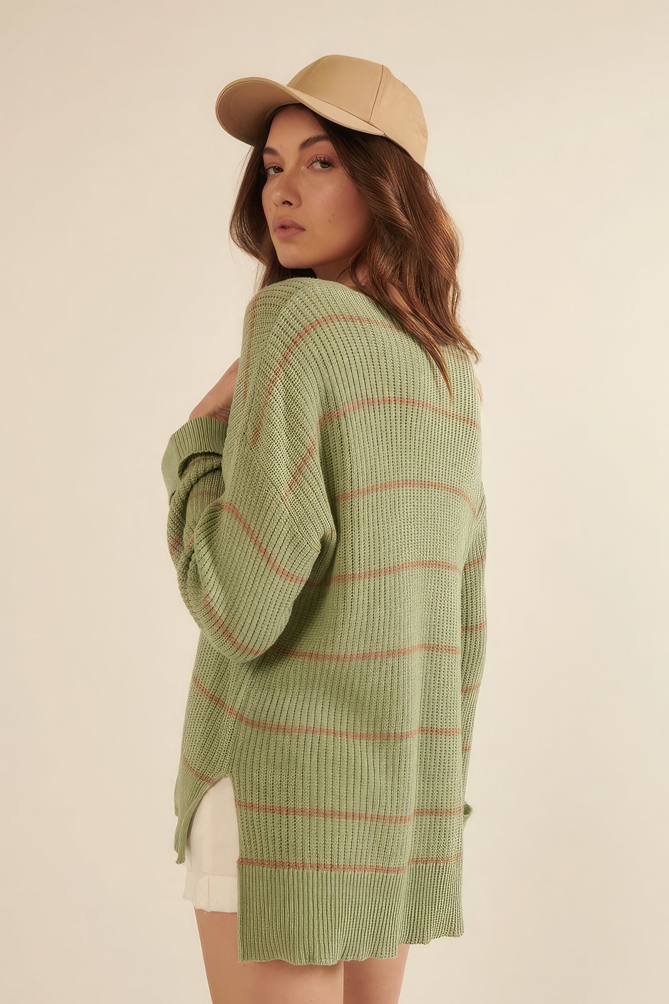 Stripe It Big Sweater