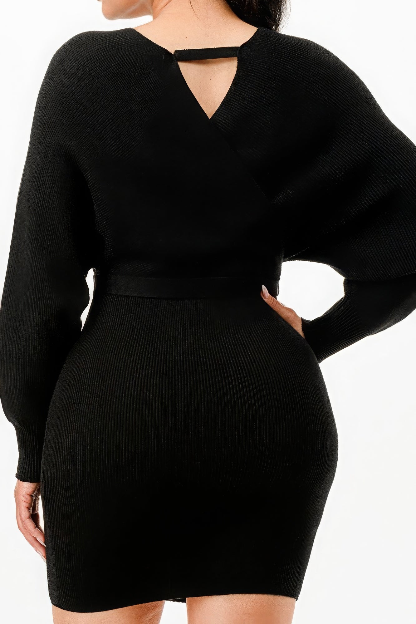 EmberWrap Off-Shoulder Dress