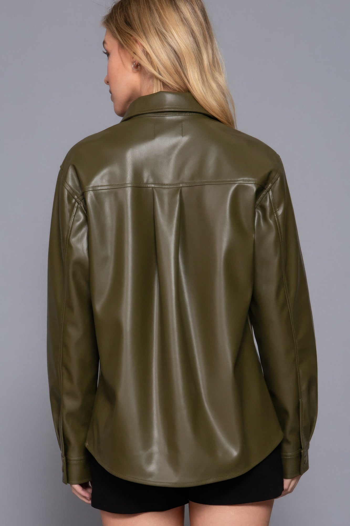 Rebel Allure Faux Leather Jacket