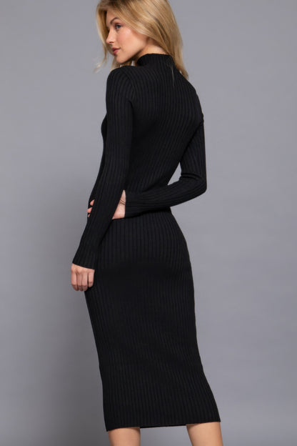 SnuggleNest High-Neck Dress