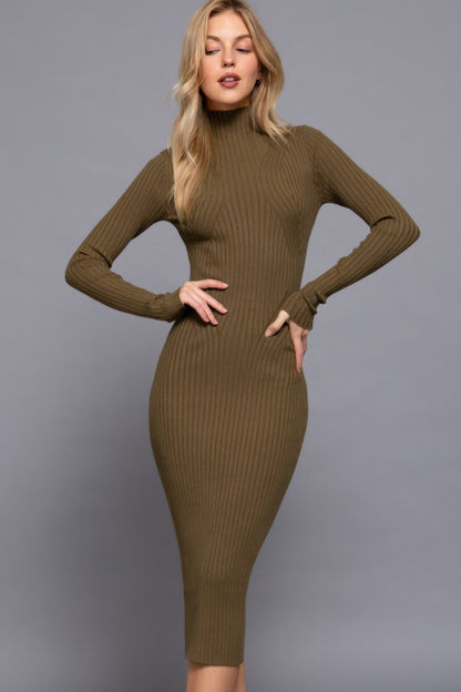 SnuggleNest High-Neck Dress