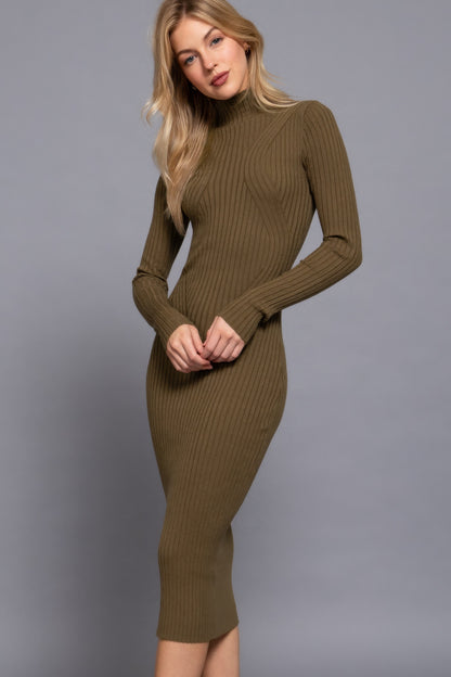 SnuggleNest High-Neck Dress