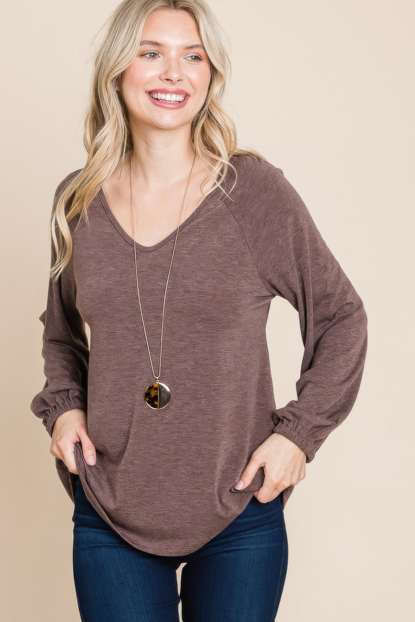 Easy Breezy Vibes Long Sleeve Top