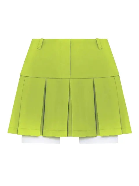 PleatWave Mini Skirt