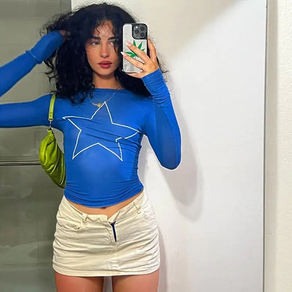 Stellar Star Long Sleeve Top