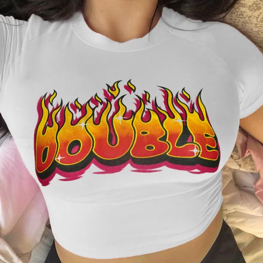 Double the Heat Crop Top